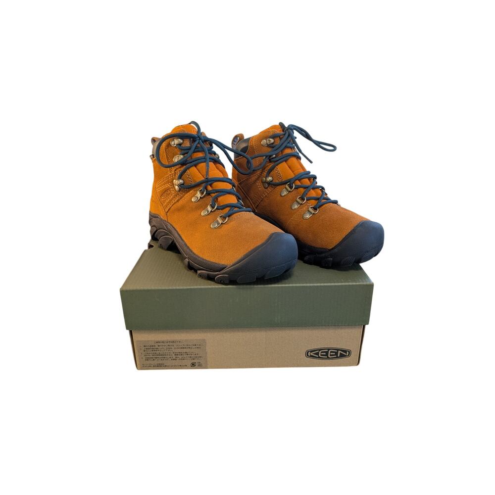 KEEN Pyrenees Women’s Waterproof Hiking Boots 6.5 – Maple / Marmalade, NIB